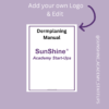 Sunshine Dermaplaning Manual no brand