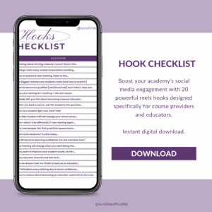 20 Reels Hooks for Course Providers