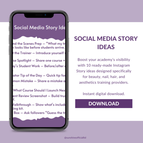Social Media Story Ideas for Academies